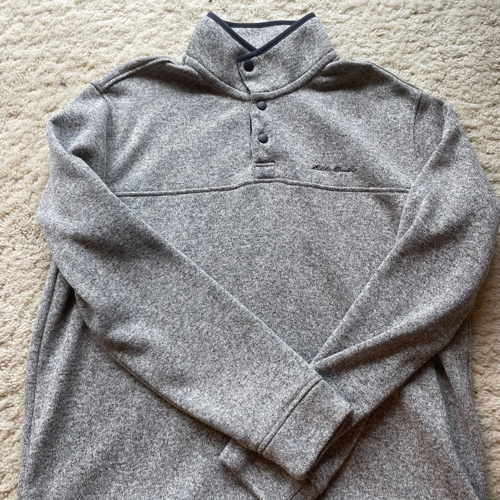 Eddie Bauer XL Henley button pullover sweater. Great condition